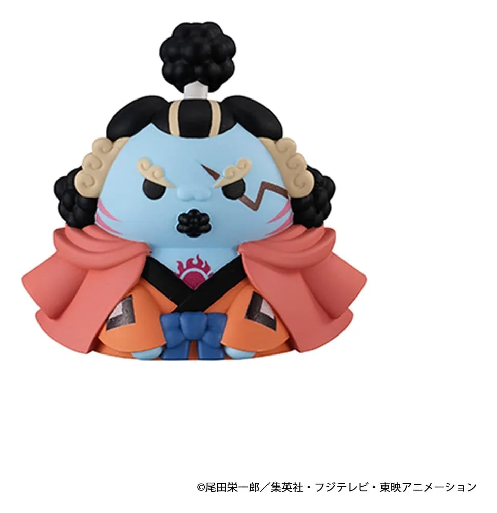 One Piece Mega Cat Project Nyan Piece Nyan! Luffy & the Seven Warlords of the Sea Mini Figures 3 cm Blind Box Display (8) (Repeat)
